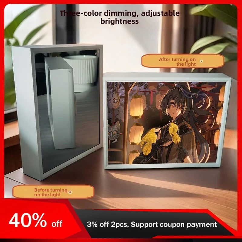 21cm/8.27in Code Name: Eagle Light Painting Photo Frame Led Night Mirror Acrylic Figures Game Peripherals Desktop Halloween Gift
21cm/8.27in Code Name: Eagle Light Painting Photo Frame Led Night Mirror Acrylic Figures Game Peripherals Desktop Halloween Gift