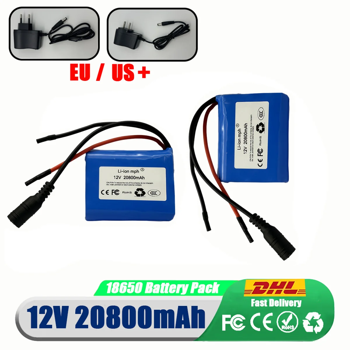 12V 20800mA/h 18650 Lithium Battery 1s3p for Microcontroller LED Outdoor Light Bluetooth Speaker Audio Backup Power Sup MP3 MP4
12V 20800mA/h 18650 Lithium Battery 1s3p for Microcontroller LED Outdoor Light Bluetooth Speaker Audio Backup Power Sup MP3 MP4