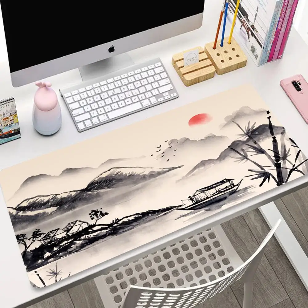 Ink wash painting scenery Red sun mousepad rubber anti-slip HD printing suitable for players and office use pc game accessories
Ink wash painting scenery Red sun mousepad rubber anti-slip HD printing suitable for players and office use pc game accessories