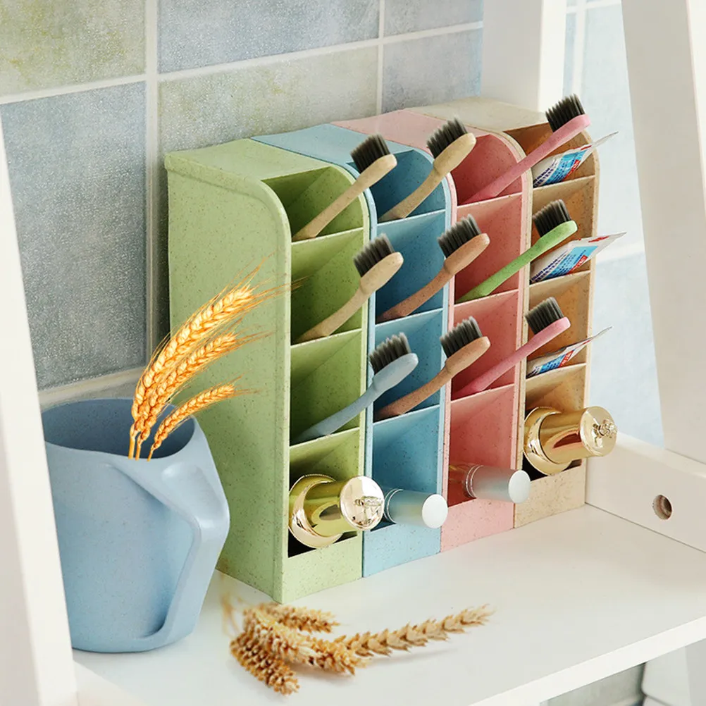 4pcs 16-Compartment Desk Pencil Organizer School Equipment Storage Pen Erasers Holder For Students Teachers Lightweight Plastic
4pcs 16-Compartment Desk Pencil Organizer School Equipment Storage Pen Erasers Holder For Students Teachers Lightweight Plastic