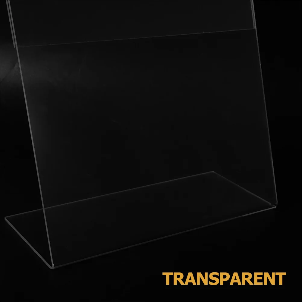 2Pcs Table Sign Holder Clear Acrylic Desktop Display Stand Slanted Menu Card Holder Paper Frame Tabletop Display Stand
2Pcs Table Sign Holder Clear Acrylic Desktop Display Stand Slanted Menu Card Holder Paper Frame Tabletop Display Stand