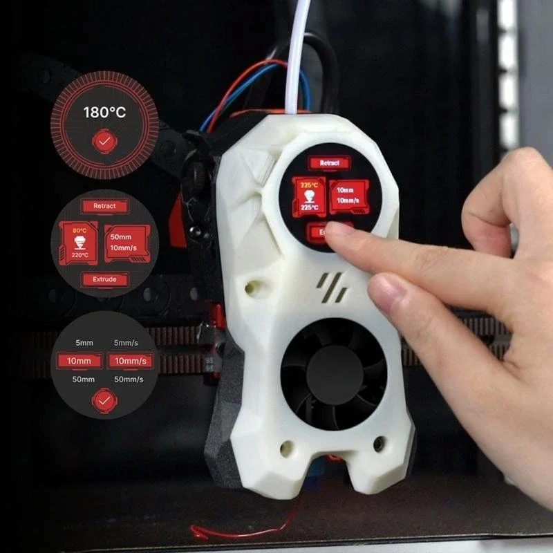 B03C KNOMI V2.0 для Klipper Voron Stealthburner 3D-принтер Деталь экрана дисплея с открытым исходным кодом Шоу-принтер Простая установка
B03C KNOMI V2.0 для Klipper Voron Stealthburner 3D-принтер Деталь экрана дисплея с открытым исходным кодом Шоу-принтер Простая установка