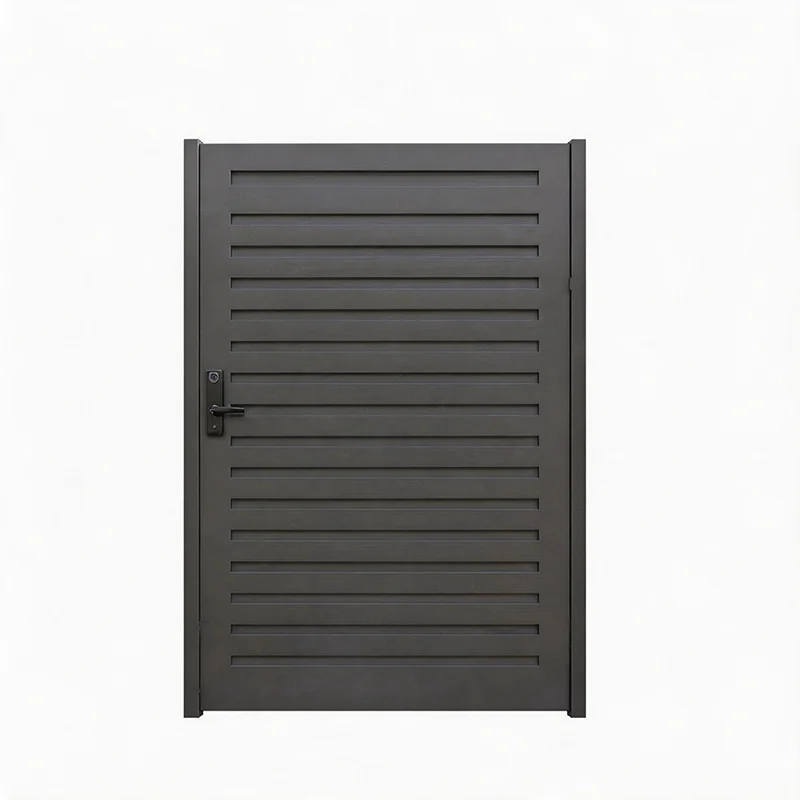 Modern Aluminium Automatic Garden Security Single Swing Door Main Gate Waterproof Design Powder Coated Exterior Front Entry
Modern Aluminium Automatic Garden Security Single Swing Door Main Gate Waterproof Design Powder Coated Exterior Front Entry