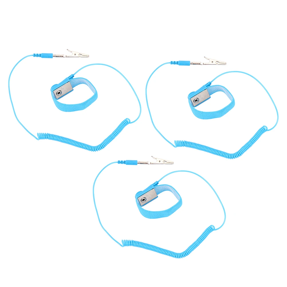 3pcs Static Wrist Strap 1.8m ESD Grounding Bracelet Reusable Wristband Anti Static Wrist Strap for Electronic Protection
3pcs Static Wrist Strap 1.8m ESD Grounding Bracelet Reusable Wristband Anti Static Wrist Strap for Electronic Protection