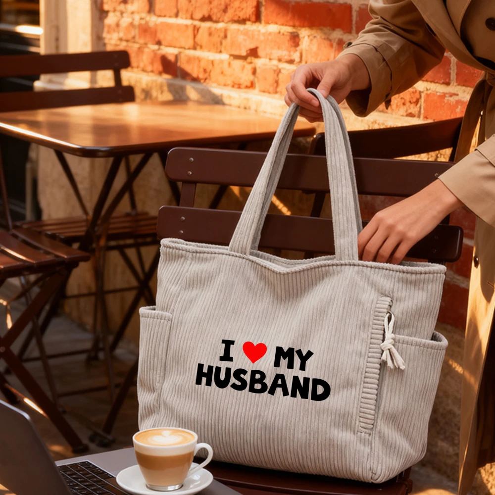 Women's Corduroy Tote Bag Cute Casual Stylish Handbag, Gift For Her Birthday Mother's Day Anniversary, Shopping Travel Daily Use
Women's Corduroy Tote Bag Cute Casual Stylish Handbag, Gift For Her Birthday Mother's Day Anniversary, Shopping Travel Daily Use