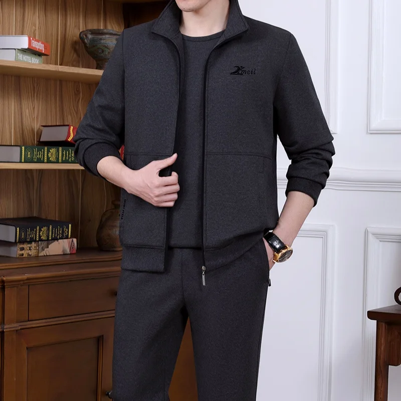 2023 New Dad Fitn Clothes Running Jaet Tee-Piece Set for Middle-Aged And ly Men Spring Autumn Sports Outfit
2023 New Dad Fitn Clothes Running Jaet Tee-Piece Set for Middle-Aged And ly Men Spring Autumn Sports Outfit