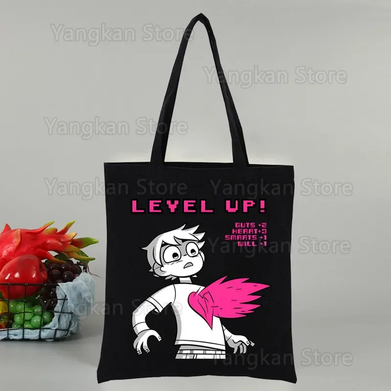Scott Pilgrim Canvas Simple Cartoon Print Shopping Bags Girls Fashion Life Casual Pacakge Hand Bag
Scott Pilgrim Canvas Simple Cartoon Print Shopping Bags Girls Fashion Life Casual Pacakge Hand Bag