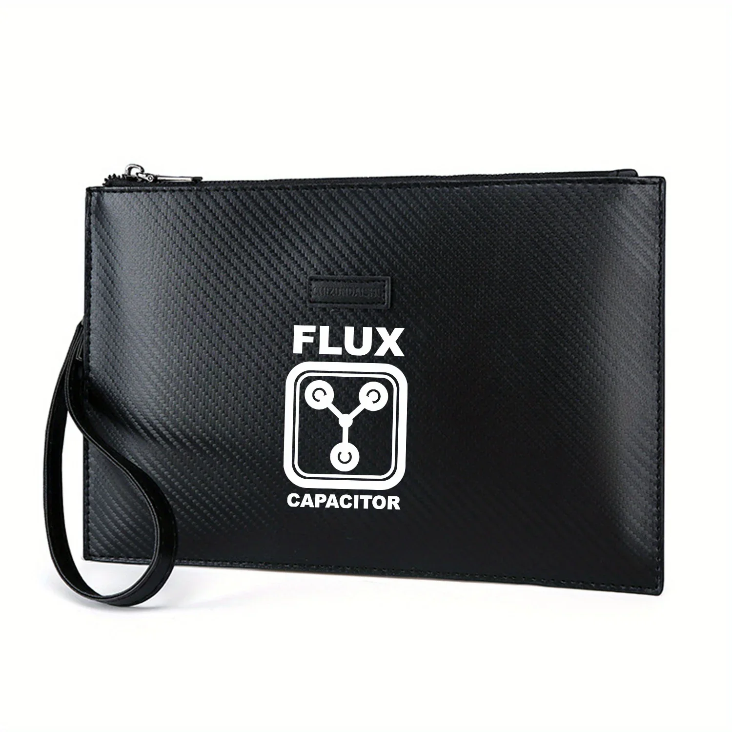 Flux Capacitor Iconic Design Black Background White Men's Handbag Elegant Printed PU Fashionable And Practical For Everyday Carr
Flux Capacitor Iconic Design Black Background White Men's Handbag Elegant Printed PU Fashionable And Practical For Everyday Carr