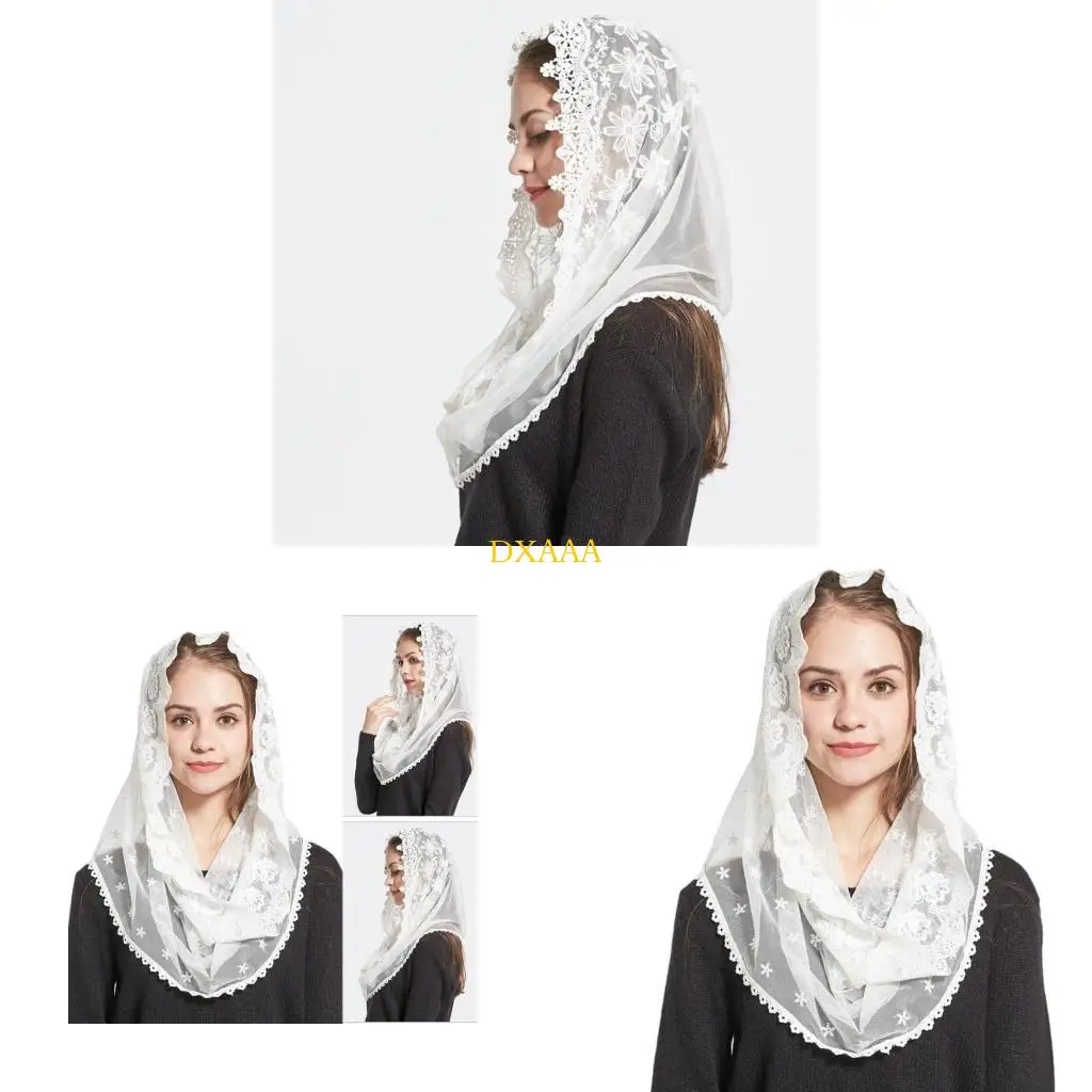 DXAA Outdoor Lace Bandana Woman Lace Hairband Flower Pattern Kerchiefs for Women
DXAA Outdoor Lace Bandana Woman Lace Hairband Flower Pattern Kerchiefs for Women