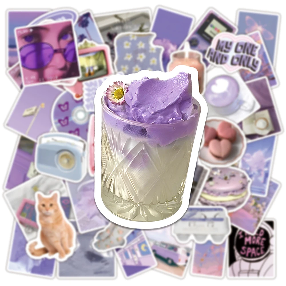 10/30/50pcs Little Fresh Aesthetic Purple Art Graffiti Stickers INS Style Cute Cartoon Decal DIY Helmet Phone Decoration Sticker
10/30/50pcs Little Fresh Aesthetic Purple Art Graffiti Stickers INS Style Cute Cartoon Decal DIY Helmet Phone Decoration Sticker