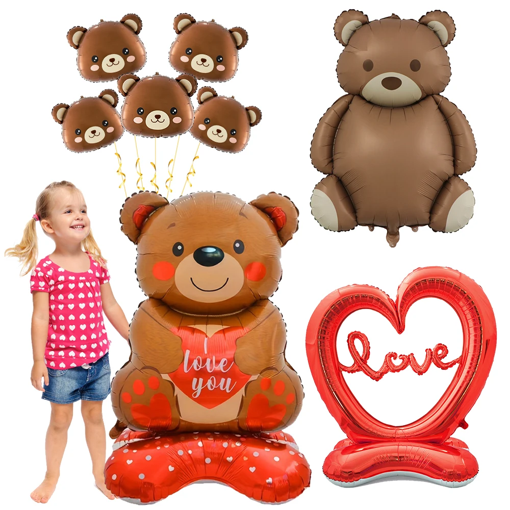 Valentine's Day Balloon Love balloon Large Standing Bear Balloon Teddy Bear Balloon birthday wedding Valentine's Day Decorations
Valentine's Day Balloon Love balloon Large Standing Bear Balloon Teddy Bear Balloon birthday wedding Valentine's Day Decorations
