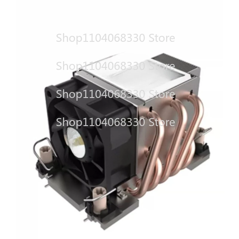 Socket LGA4189 CPU Cooler 2U 300W M82 Heat Sink Side-blown Fan 5 Heat Pipes Copper Base Radiator for X12DAI
Socket LGA4189 CPU Cooler 2U 300W M82 Heat Sink Side-blown Fan 5 Heat Pipes Copper Base Radiator for X12DAI