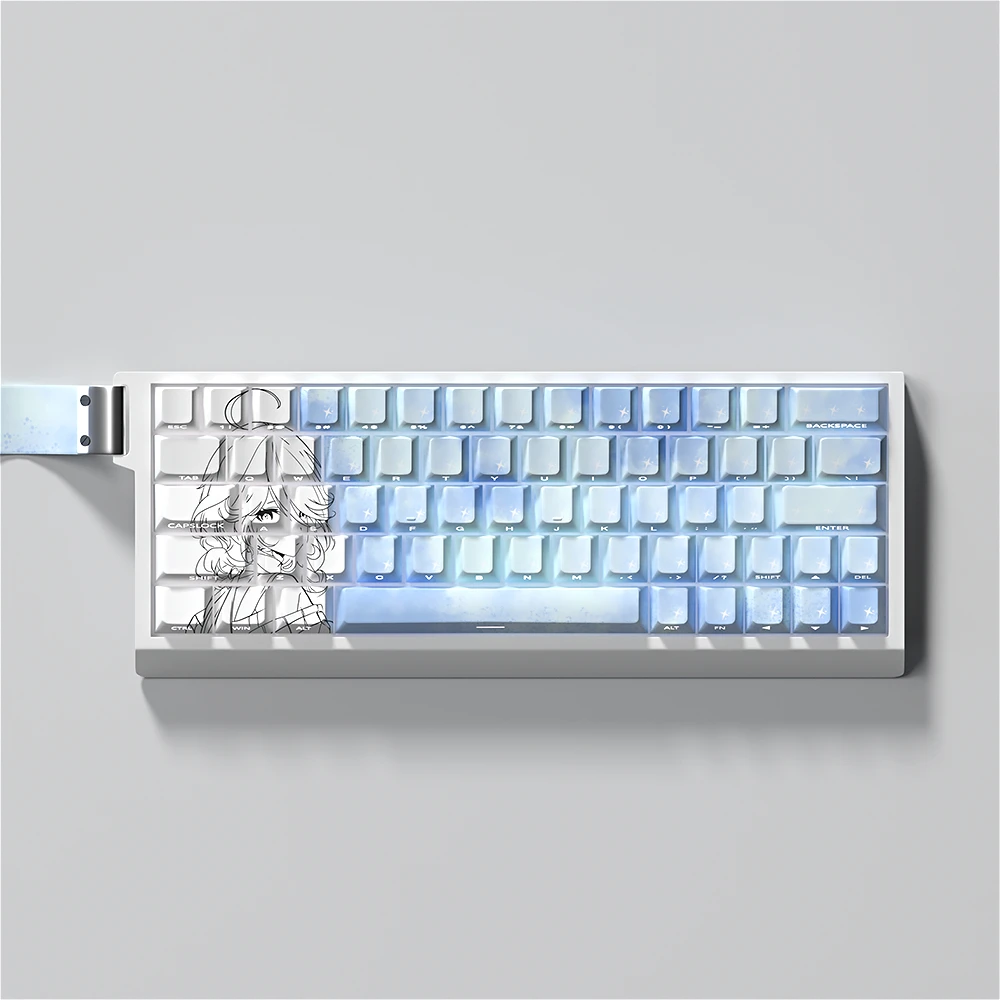 Furnina Side Engraved Keycaps Cherry PBT Translucent 74/64 Keys Personalized Keycaps for Mechanical Keyboards 60/68 Layout
Furnina Side Engraved Keycaps Cherry PBT Translucent 74/64 Keys Personalized Keycaps for Mechanical Keyboards 60/68 Layout