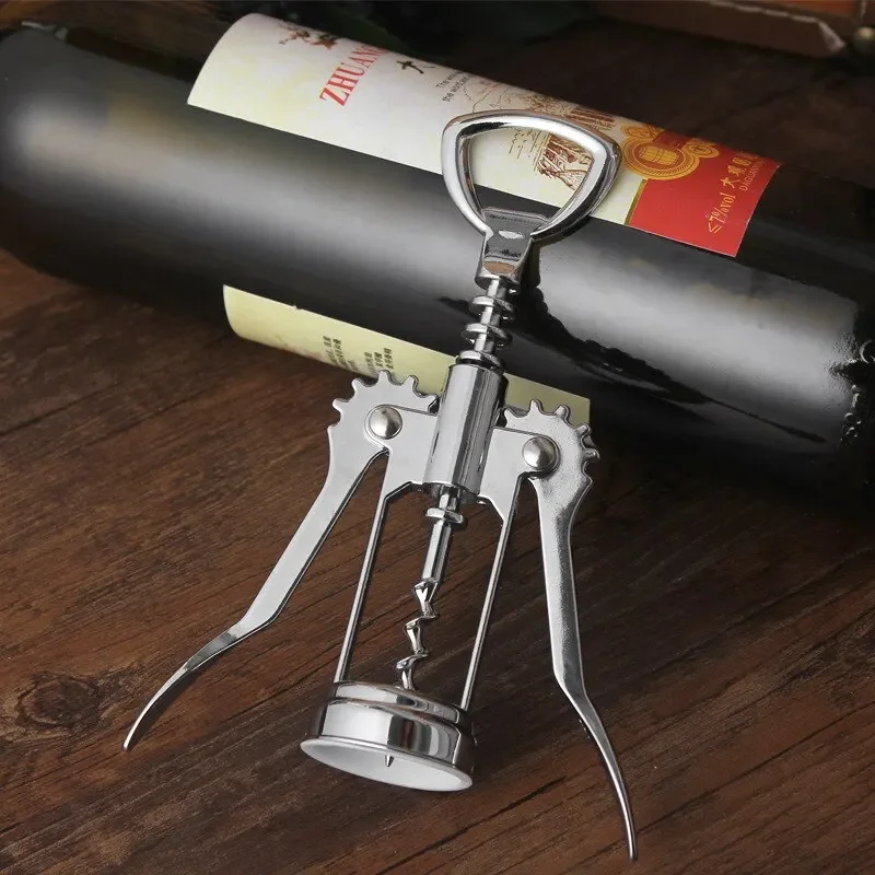 Wine Opener Multifunctional Corkscrew Bottle Opener Zinc Alloy Cork Remover Premium Winged Wine Bottle Opener
Wine Opener Multifunctional Corkscrew Bottle Opener Zinc Alloy Cork Remover Premium Winged Wine Bottle Opener