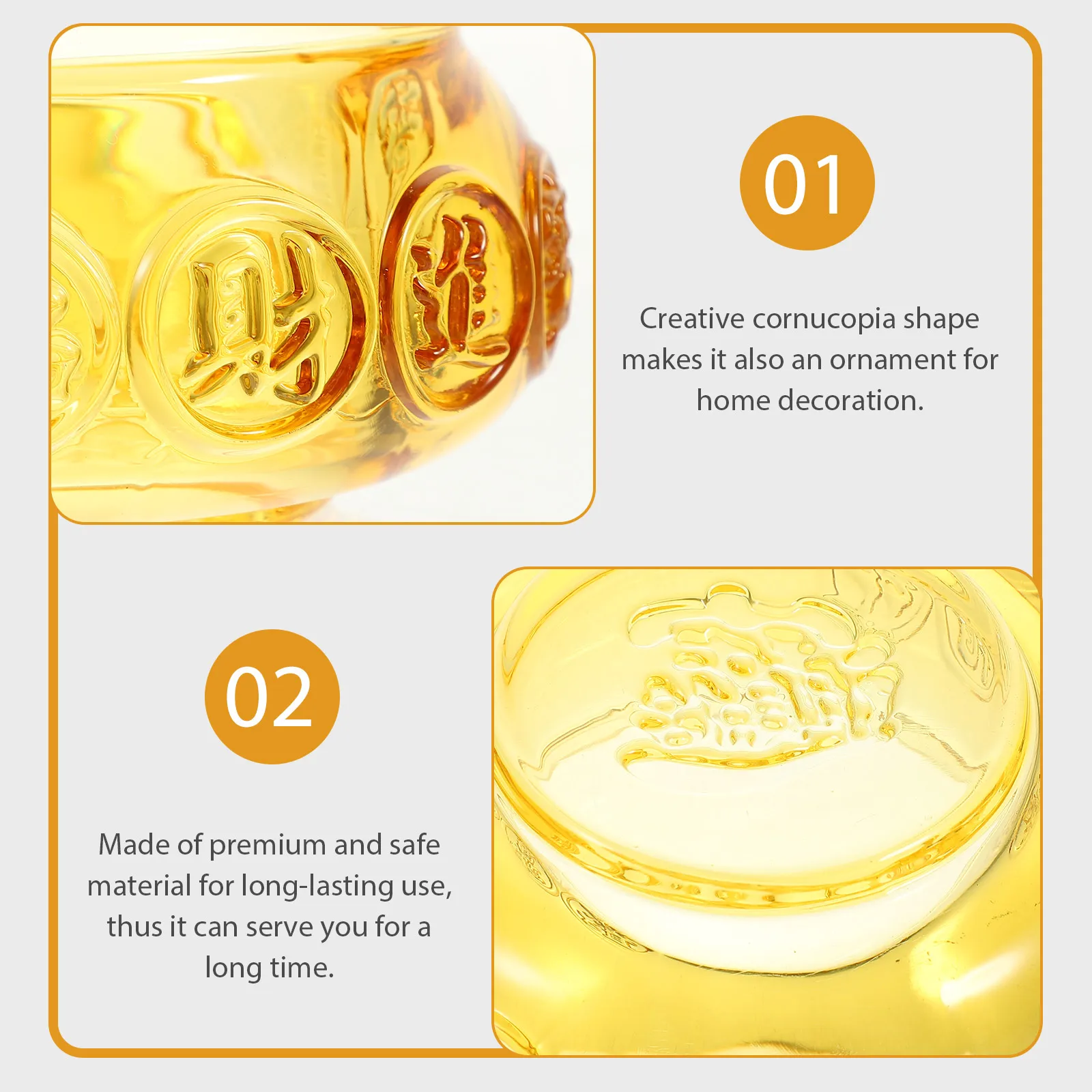 Chinese Treasure Basin Crystal Cornucopia Ornament Home Office Decor Wealth Bowl Feng Shui Gift Table Centerpiece Decorative
Chinese Treasure Basin Crystal Cornucopia Ornament Home Office Decor Wealth Bowl Feng Shui Gift Table Centerpiece Decorative