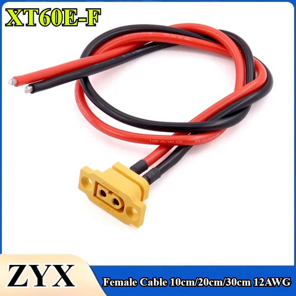 XT60E-F Гнездовой разъем с проводом 10/20/30 см 12AWG Большой ток позолоченный/латунный никелированный разъем Адаптер питания для модели RC
XT60E-F Гнездовой разъем с проводом 10/20/30 см 12AWG Большой ток позолоченный/латунный никелированный разъем Адаптер питания для модели RC