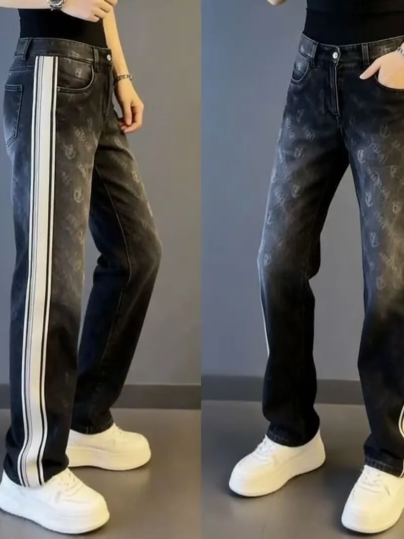 Men's Casual Straight Leg Jeans Spring Autumn New Loose Fit American Retro Waed Wide Leg Long Trousers Faionable Jeans
Men's Casual Straight Leg Jeans Spring Autumn New Loose Fit American Retro Waed Wide Leg Long Trousers Faionable Jeans