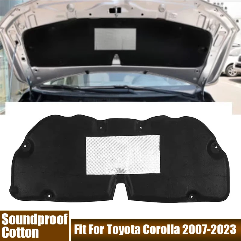 For Toyota Corolla 2007-2023 Auto Front Engine Soundproof Cotton Single Aluminum Sheet Sound Insulation Pad Mat Car Accessories
For Toyota Corolla 2007-2023 Auto Front Engine Soundproof Cotton Single Aluminum Sheet Sound Insulation Pad Mat Car Accessories