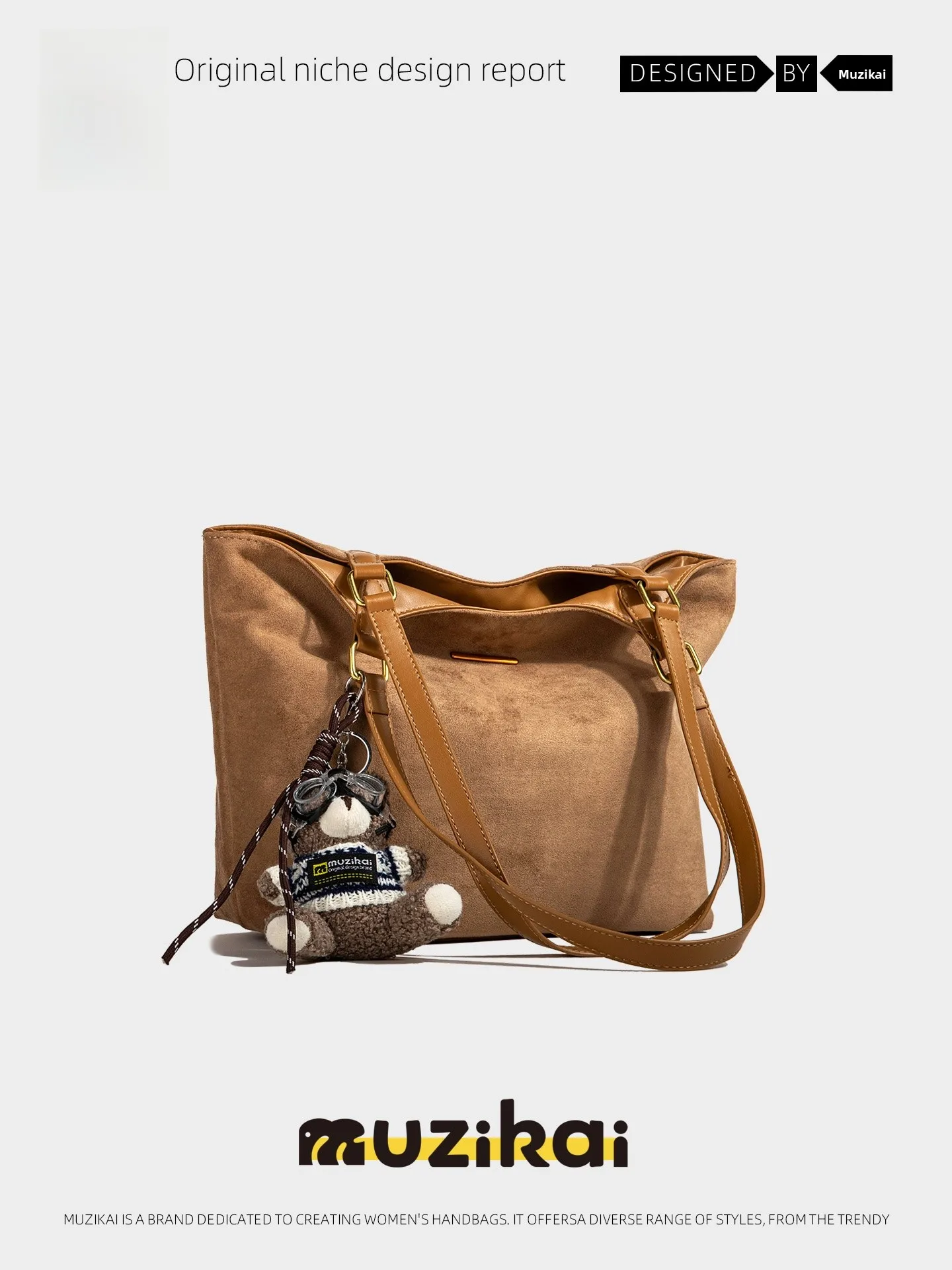 MuziKai Large Capacity Women's Tote Bag 2025 New Retro Simple Design Commuter Single Shoulder Bag for Outdoor Travel
MuziKai Large Capacity Women's Tote Bag 2025 New Retro Simple Design Commuter Single Shoulder Bag for Outdoor Travel
