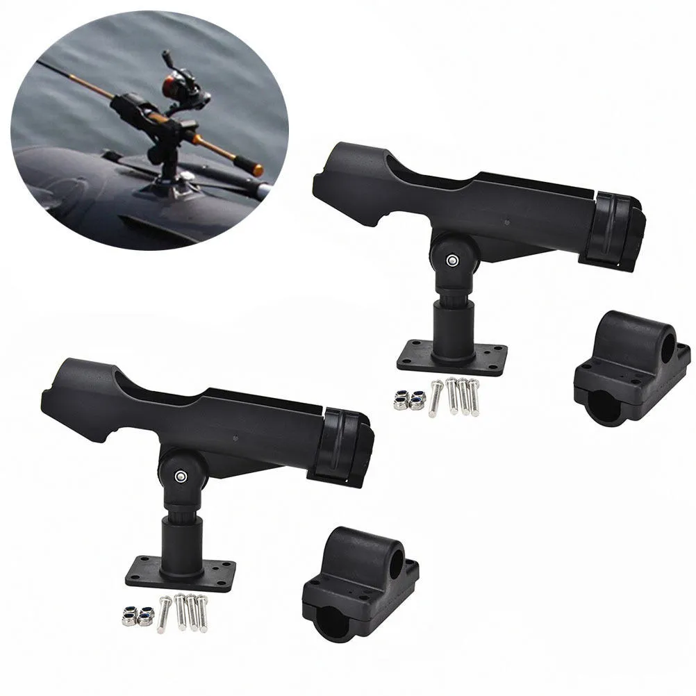 4Pcs Fishing Rod Holder Nylon Rotatable Bracket Stainless Screws for Kayak Fishing Boat Yacht Accessory
4Pcs Fishing Rod Holder Nylon Rotatable Bracket Stainless Screws for Kayak Fishing Boat Yacht Accessory