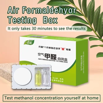 포름알데히드 테스트 키트, 테스트 종이 상자, 실내 공기질 테스트, 반응제 테스트 튜브 테스터, 가정용 자체 테스트, 가스 감지