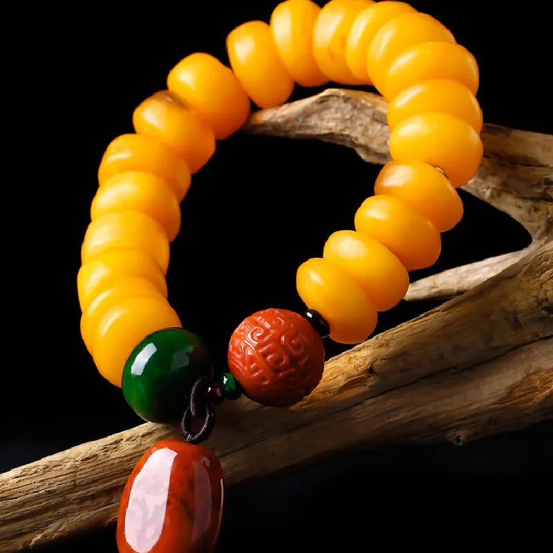 Old Chicken Fat Yellow Freeform Bracelet Red Agate Accessories Multi-Gem Amber Jewelry
Old Chicken Fat Yellow Freeform Bracelet Red Agate Accessories Multi-Gem Amber Jewelry
