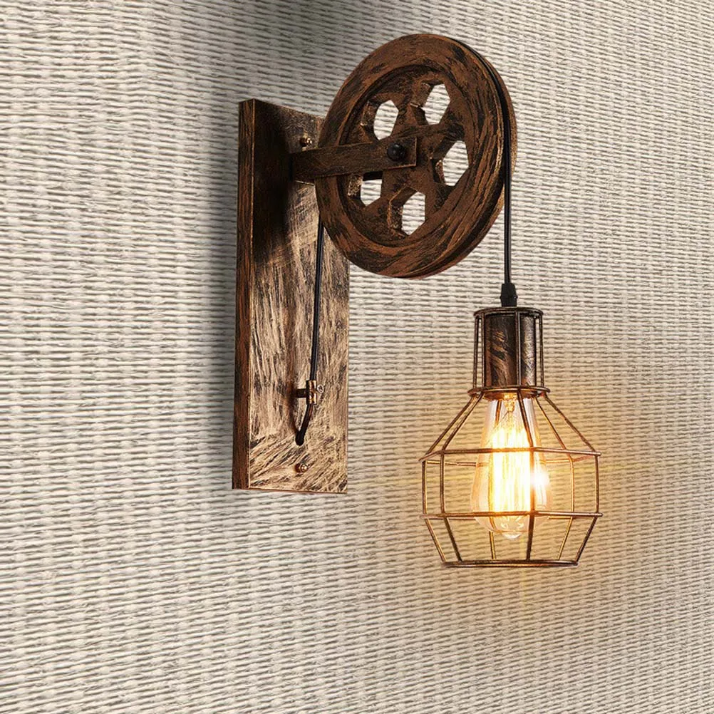 Retro Wall Lamp Lights Decorative Lantern Loft Lanterns Suspension Pendant Rust Color
Retro Wall Lamp Lights Decorative Lantern Loft Lanterns Suspension Pendant Rust Color
