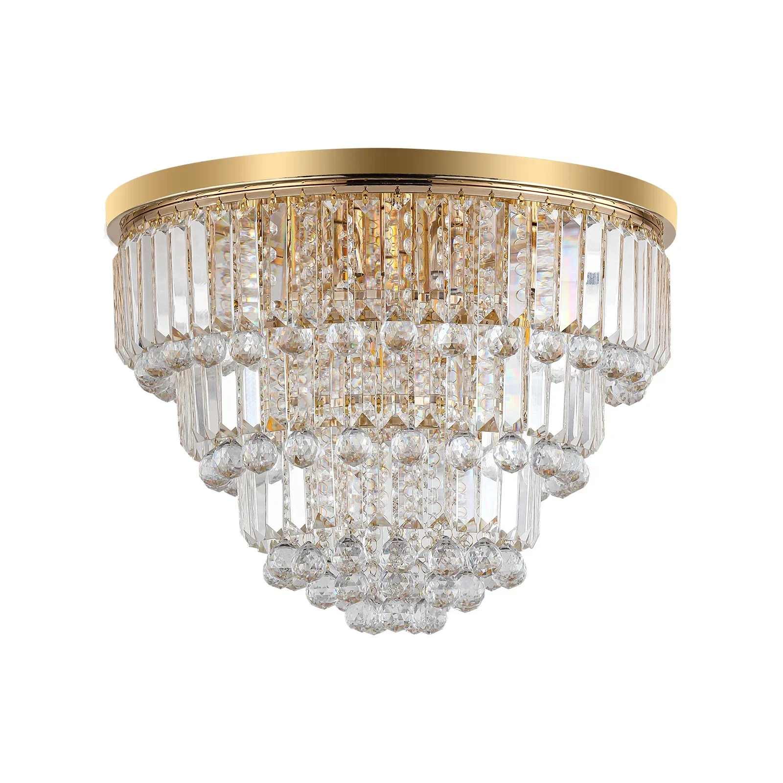 Modern Crystal Ceiling Light Chandelier With Clear K9 Crystal, E12 Bulb Base-Elegant Lighting Fixture for Living Room, Bedroom
Modern Crystal Ceiling Light Chandelier With Clear K9 Crystal, E12 Bulb Base-Elegant Lighting Fixture for Living Room, Bedroom