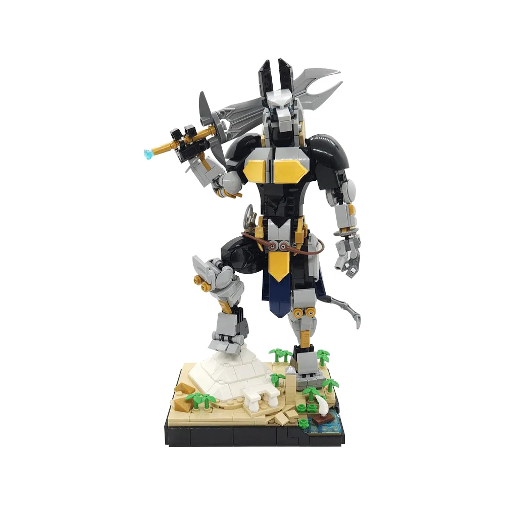 MOC Egypt Metal Anubis Statue Building Blocks Desert Reaper Pharaoh Mummy Guardian Model Bricks Toy Gift Ornament Collection
MOC Egypt Metal Anubis Statue Building Blocks Desert Reaper Pharaoh Mummy Guardian Model Bricks Toy Gift Ornament Collection