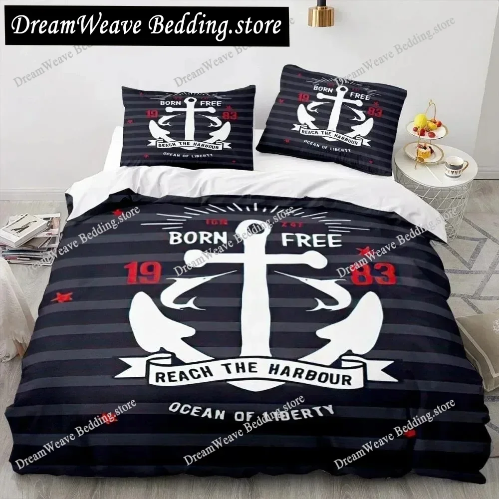 Anchor Duvet Cover Set,Nautical Classic Colors and Anchors Simplistic Design Sailor Ship Polyester Fashion Bedding Set963963
Anchor Duvet Cover Set,Nautical Classic Colors and Anchors Simplistic Design Sailor Ship Polyester Fashion Bedding Set963963