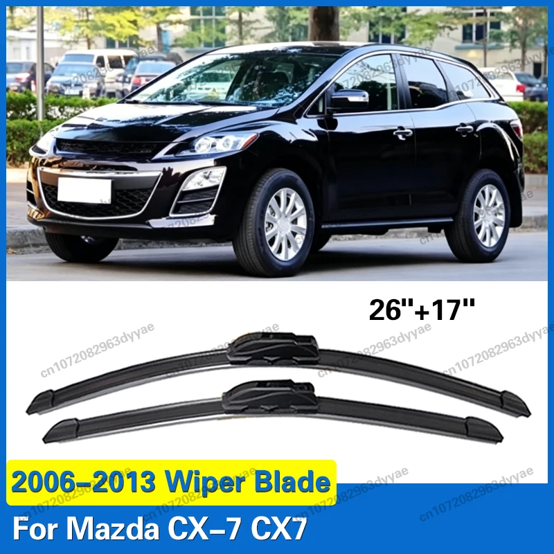 For Mazda CX-7 CX7 2006-2013 Front Windshield Wiper Blades 2pcs Windscreen Window Accessories 26"+17"
For Mazda CX-7 CX7 2006-2013 Front Windshield Wiper Blades 2pcs Windscreen Window Accessories 26"+17"