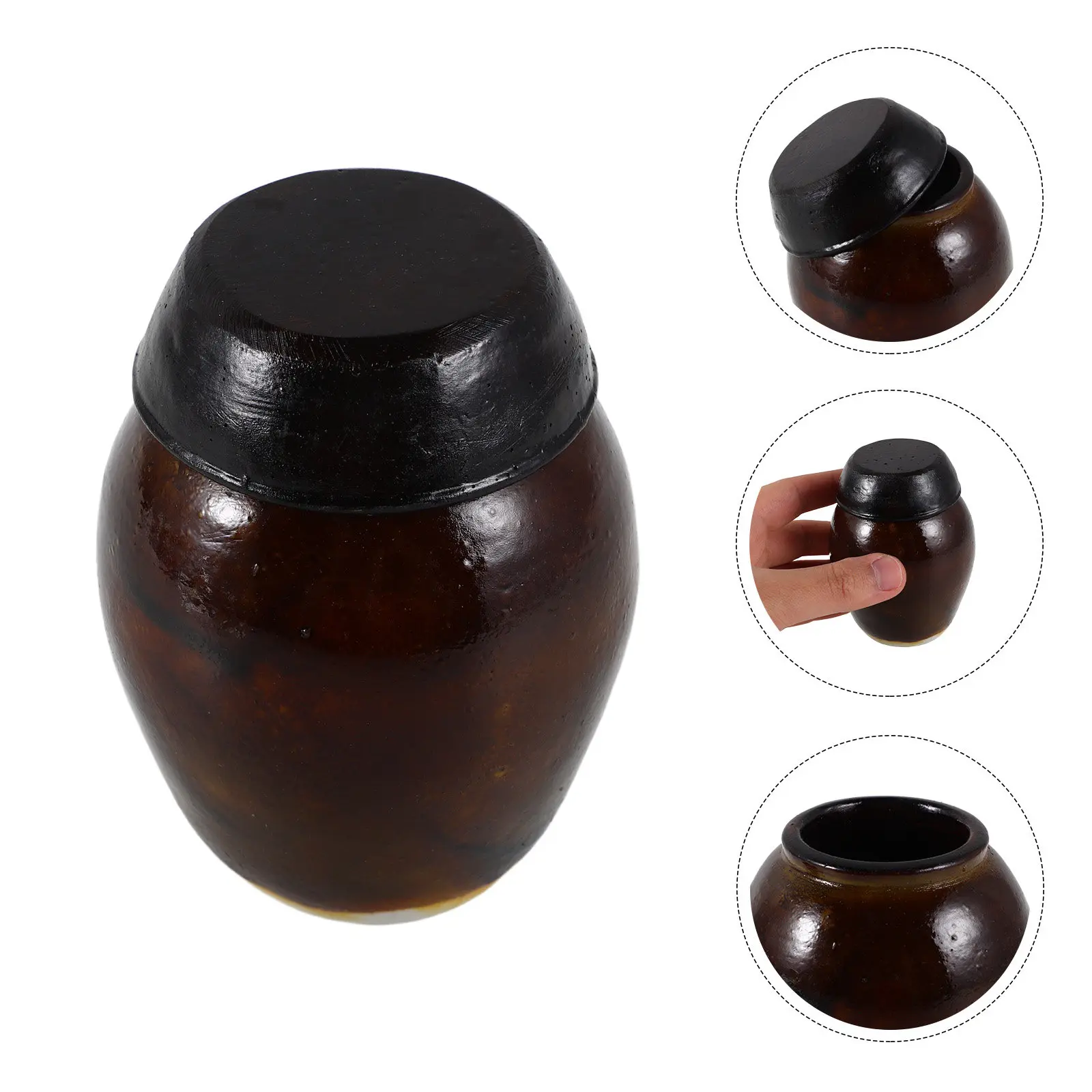 Миниатюрная традиционная корейская банка для солений, декоративная мини-банка, аксессуары для кукольного домика, корейский домашний декор, емкость для хранения солений
Миниатюрная традиционная корейская банка для солений, декоративная мини-банка, аксессуары для кукольного домика, корейский домашний декор, емкость для хранения солений