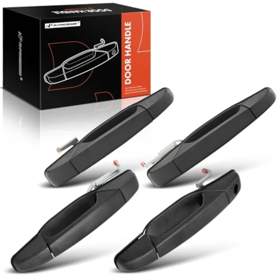 4-PC Set Exterior Door Handles Front Rear Driver Passenger Compatible with 2007 2008 2009 2010 2011 2012 2013 2014 Chevy Silver
4-PC Set Exterior Door Handles Front Rear Driver Passenger Compatible with 2007 2008 2009 2010 2011 2012 2013 2014 Chevy Silver