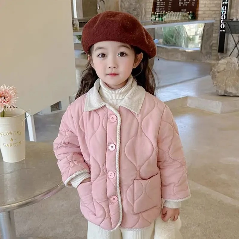 2025 Autumn/Winter New Fashionable Casual Fleece-Lined Thickened Warm Cotton Jacket for Girls
2025 Autumn/Winter New Fashionable Casual Fleece-Lined Thickened Warm Cotton Jacket for Girls