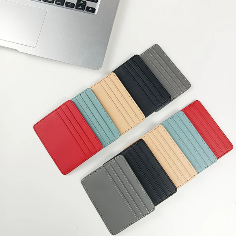Женский тонкий кожаный держатель для карт — кошелек с блокировкой RFID для нескольких карт для автобуса, банка и удостоверения личности, минималистичный карманный кошелек
Женский тонкий кожаный держатель для карт — кошелек с блокировкой RFID для нескольких карт для автобуса, банка и удостоверения личности, минималистичный карманный кошелек