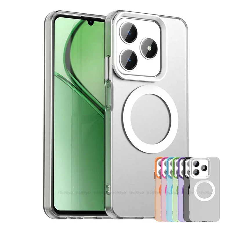 For Realme Note 60 Case Cover OPPO Realme Note 60 Capas Shockproof Wireless Charging Annular Magnetic Matte Funda Realme Note 60
For Realme Note 60 Case Cover OPPO Realme Note 60 Capas Shockproof Wireless Charging Annular Magnetic Matte Funda Realme Note 60