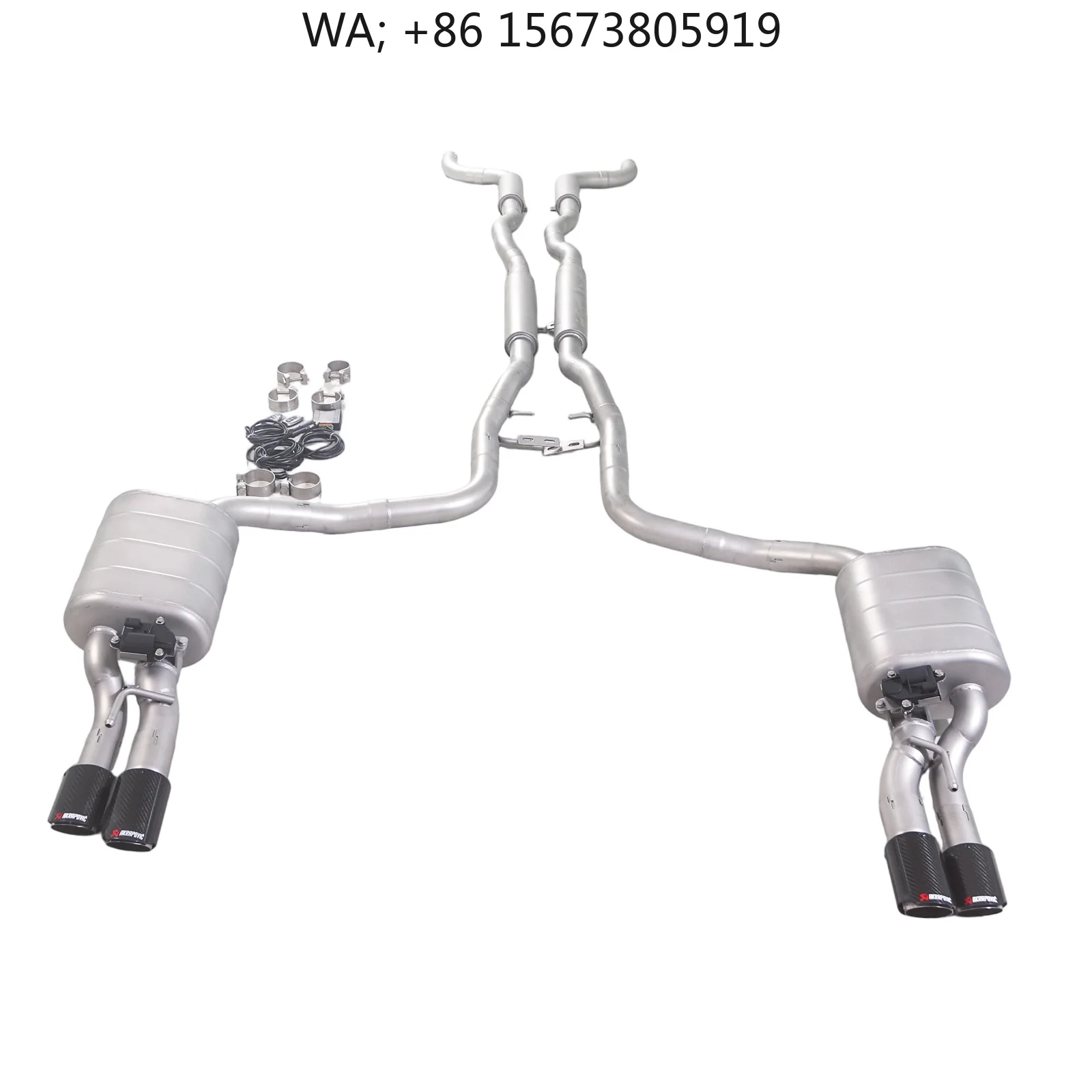For Catback Exhaust - XJ XJL 5.0T Car Electric Valve Exhaust System Muffler Made of SUS304 Pipe
For Catback Exhaust - XJ XJL 5.0T Car Electric Valve Exhaust System Muffler Made of SUS304 Pipe