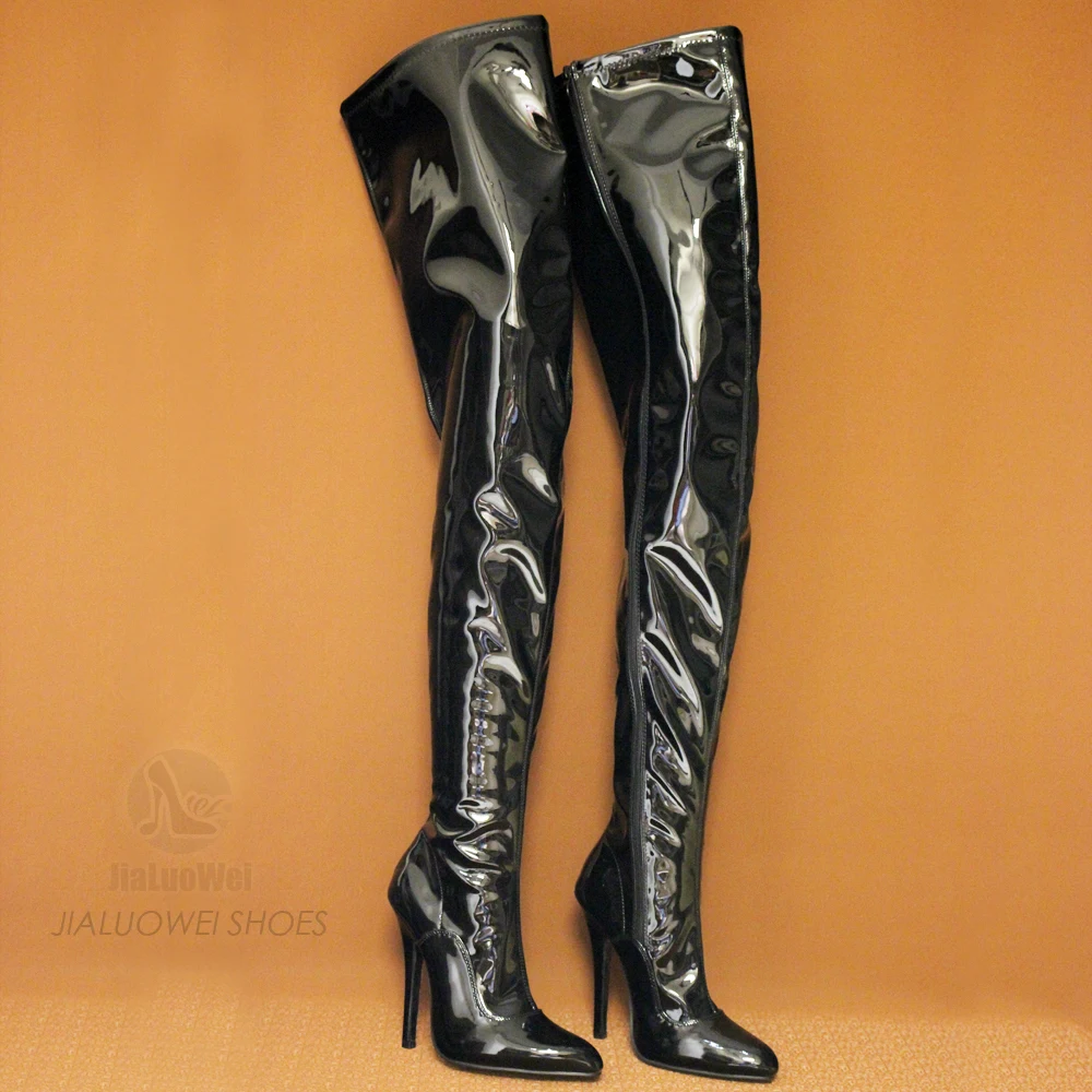 14CM Stiletto High Heel Stretch Thigh High Boots Peep Toe Classic Vintage Fetish Shoes Plus Size36-46
14CM Stiletto High Heel Stretch Thigh High Boots Peep Toe Classic Vintage Fetish Shoes Plus Size36-46