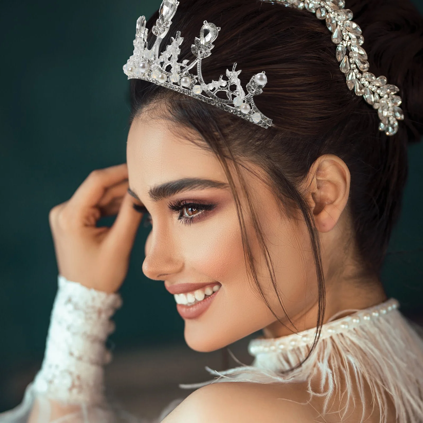 Charming Rhinestone Hair Girl Rhinestone Crown Accessories Wedding Decor Bride Girls Birthday Crown Bridal Hairpins
Charming Rhinestone Hair Girl Rhinestone Crown Accessories Wedding Decor Bride Girls Birthday Crown Bridal Hairpins
