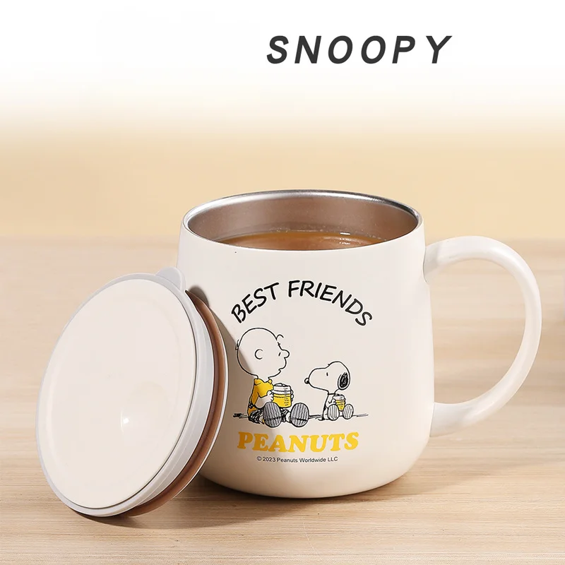 New Snoopy Insulated Mug Office Cup with Lid Men and Women Coffee Cups 316L Stainless Steel Water Cups Tea Cup Gift
New Snoopy Insulated Mug Office Cup with Lid Men and Women Coffee Cups 316L Stainless Steel Water Cups Tea Cup Gift