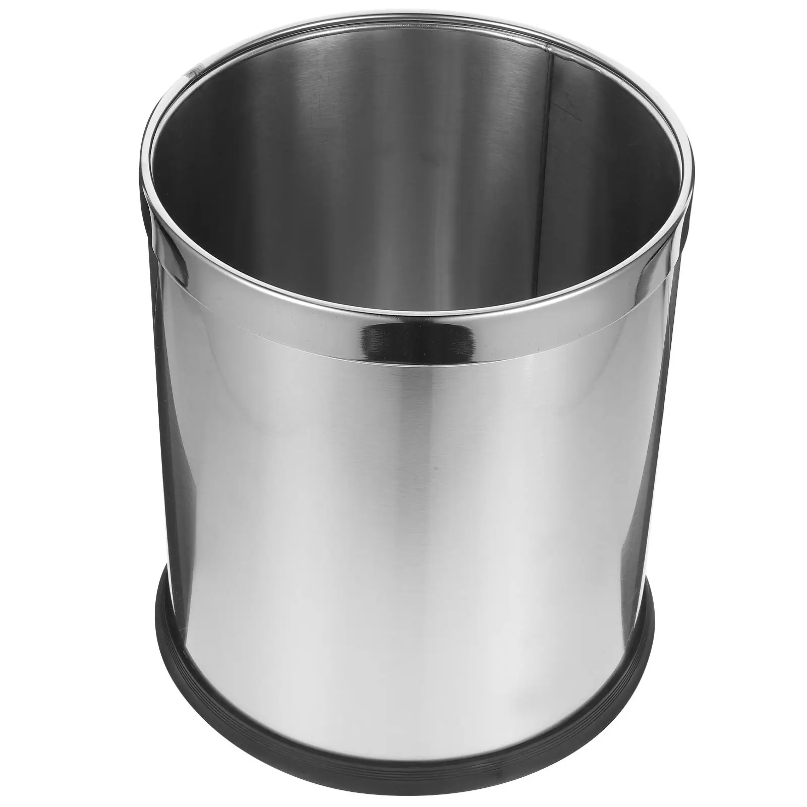 Stainless Steel Trash Can Kitchen Bathroom Bedroom Garbage Bin Large Capacity Metal Wastebasket Easy Clean Modern Design
Stainless Steel Trash Can Kitchen Bathroom Bedroom Garbage Bin Large Capacity Metal Wastebasket Easy Clean Modern Design