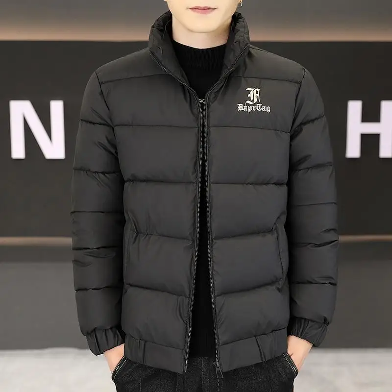 Men's Thiened Hooded down Cotton Jaet Youth Faion Winter Coat Stand Collar Warm Casual Wear Polyester Long Sve
Men's Thiened Hooded down Cotton Jaet Youth Faion Winter Coat Stand Collar Warm Casual Wear Polyester Long Sve