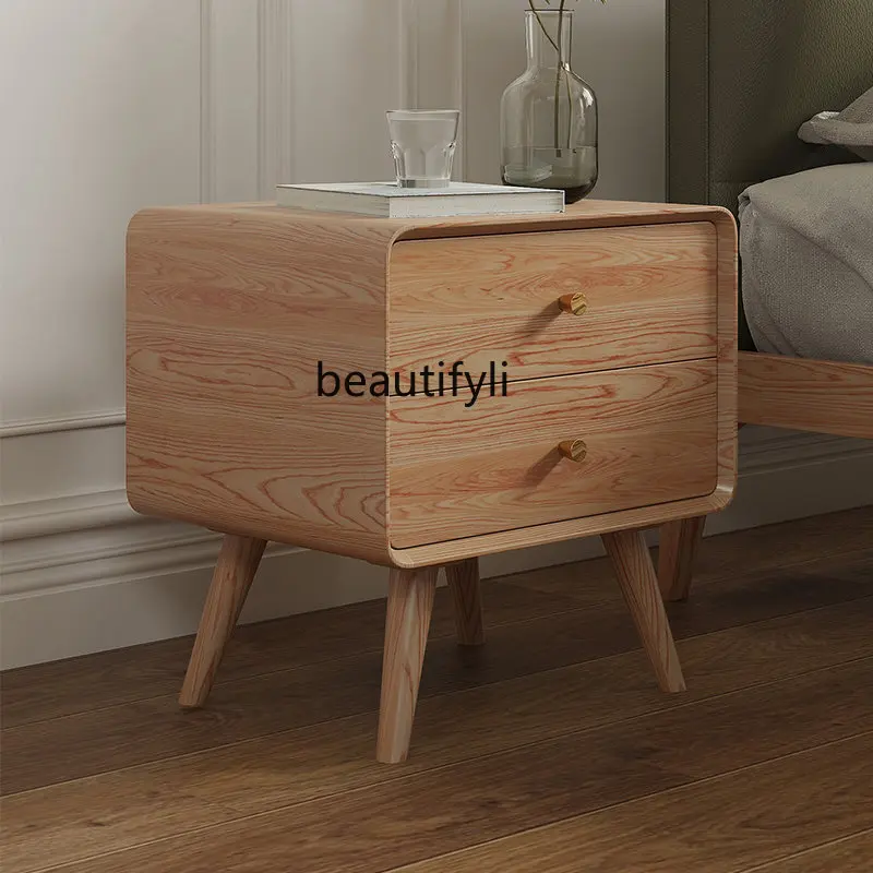 Furniture Japanese-Style Solid Wood Bedside Cabinet Modern Minimalist Bedside Cabinet Nordic Bedroom Ash Locker furniture
Furniture Japanese-Style Solid Wood Bedside Cabinet Modern Minimalist Bedside Cabinet Nordic Bedroom Ash Locker furniture