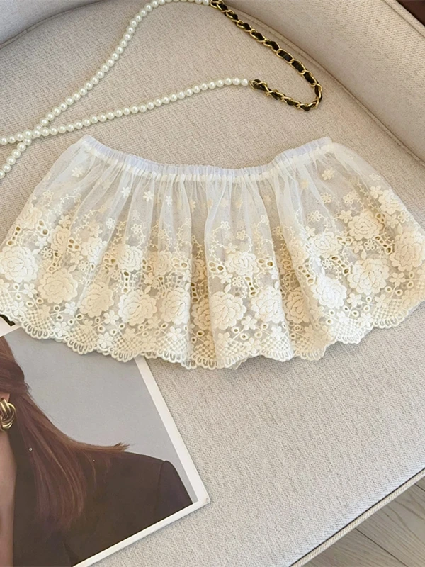 plus Size Women's Short Skirt Lace Mesh Curtain A-Line Half Body Skirt High Waist Korean Style Shape Summer Regular Thi...
plus Size Women's Short Skirt Lace Mesh Curtain A-Line Half Body Skirt High Waist Korean Style Shape Summer Regular Thi...