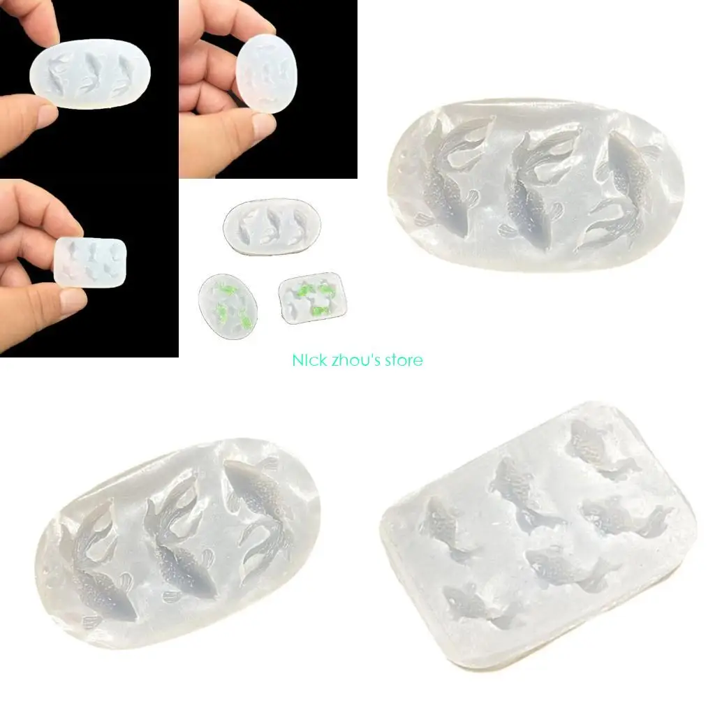 E15E Миниатюрная рыба-карп, силиконовая форма, инструмент для изготовления подвесок для художественных проектов из смолы
E15E Миниатюрная рыба-карп, силиконовая форма, инструмент для изготовления подвесок для художественных проектов из смолы