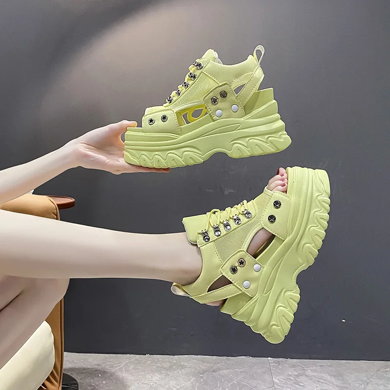 Women's Sandals 2026 Summer New Korean Edition Thick Bottom Sports Sandals Round Head Casual Slope Heel Roman Sandals
Women's Sandals 2026 Summer New Korean Edition Thick Bottom Sports Sandals Round Head Casual Slope Heel Roman Sandals