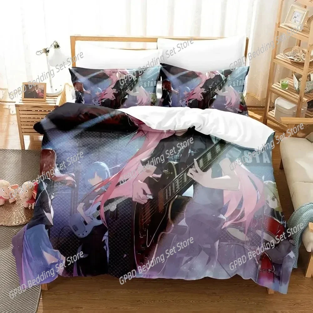 Anime Hitori Gotoh Bocchi the Rock Bedding Set Single Twin Double Queen King Cal King Size Bed Linen Set
Anime Hitori Gotoh Bocchi the Rock Bedding Set Single Twin Double Queen King Cal King Size Bed Linen Set