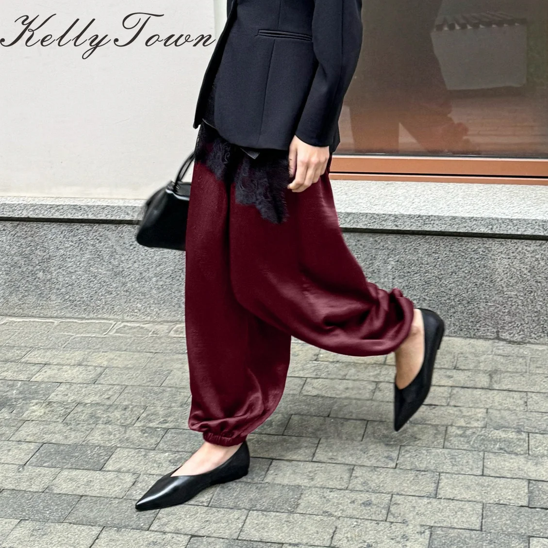 Vintage Bloomers Women 2026 Wine Red Loose Pants Elegant High Waist Long Trouser For Woman Spring Autumn Street Chic Pant
Vintage Bloomers Women 2026 Wine Red Loose Pants Elegant High Waist Long Trouser For Woman Spring Autumn Street Chic Pant