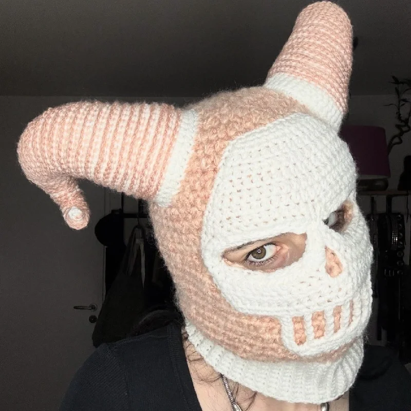 Cross-border sales Cross-border sales Funny Cowhorn hat Skull mouth decoration hat Quality Headgear with Adorable Design hat
Cross-border sales Cross-border sales Funny Cowhorn hat Skull mouth decoration hat Quality Headgear with Adorable Design hat