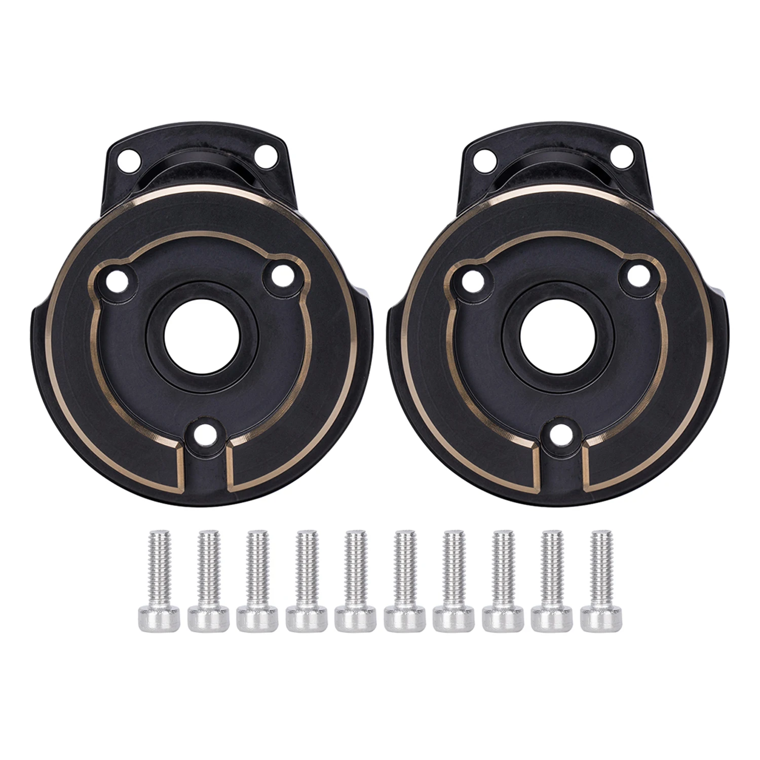 204g Brass Front RC Portal Axle Cover Weights for 1/10 RC VP F10 Vanquish VS4-10 LCG Crawle Upgrade Parts
204g Brass Front RC Portal Axle Cover Weights for 1/10 RC VP F10 Vanquish VS4-10 LCG Crawle Upgrade Parts